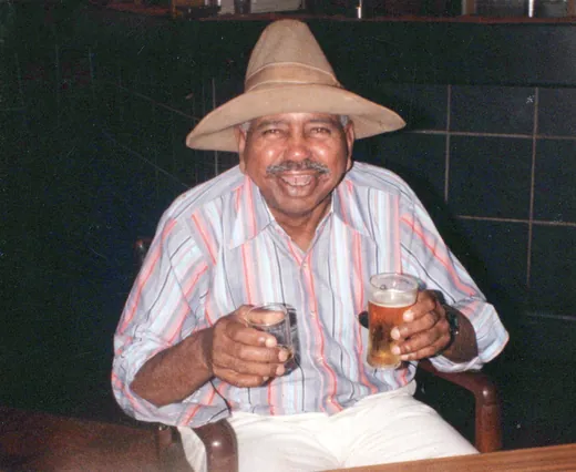 Portrait in a slouch hat, later years.